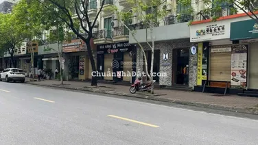 Bán nhà mặt phố KĐT Mỹ Đình Sông Đà. 91m2, xây 4 tầng + hầm. MT 5m. 2 mặt thoáng. KD tốt