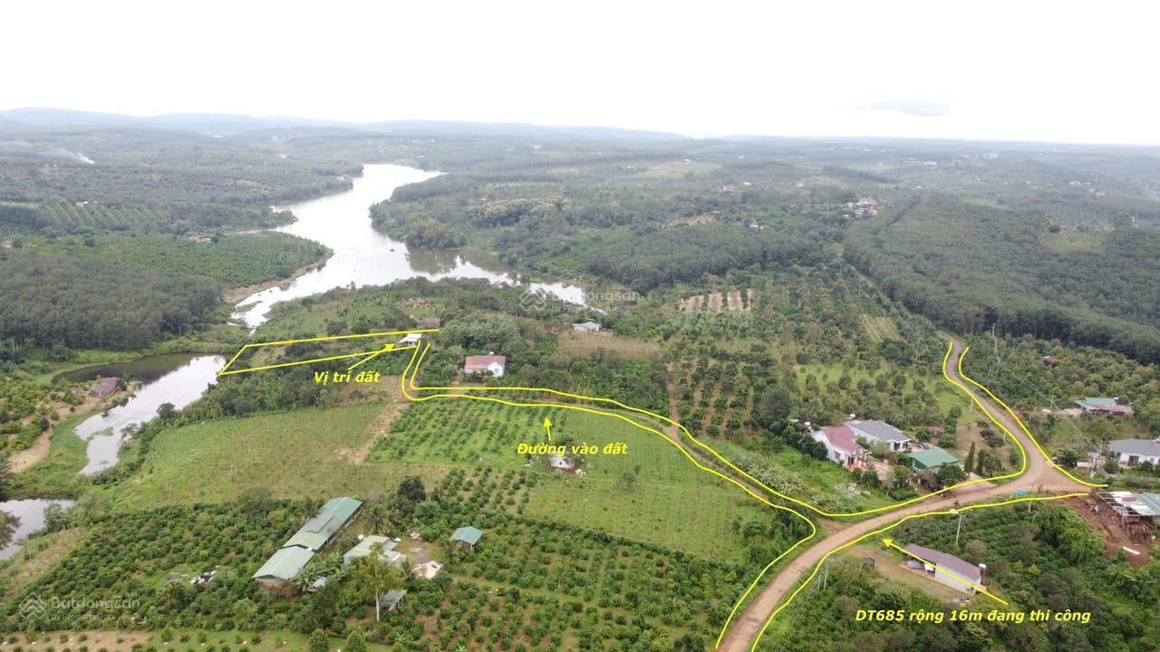 Siêu rẻ! Bán đất hồ đẹp xuất sắc tại Xã Hưng Bình, Dăk R'Lấp, Đắk Nông, 420 triệu, 1105 m2