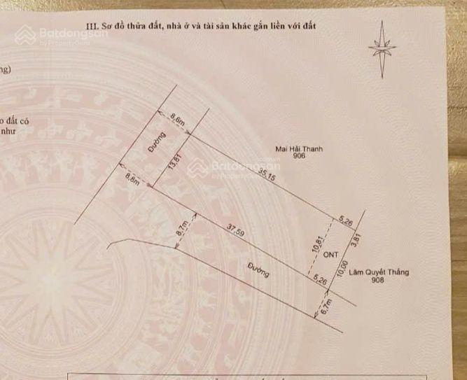 Đất nền 2 mặt tiền, 4,5 tỷ, 572,7 m2 tại Bến Tràm, Cửa Dương, Phú Quốc, Kiên Giang, gần Suối Đá Bàn