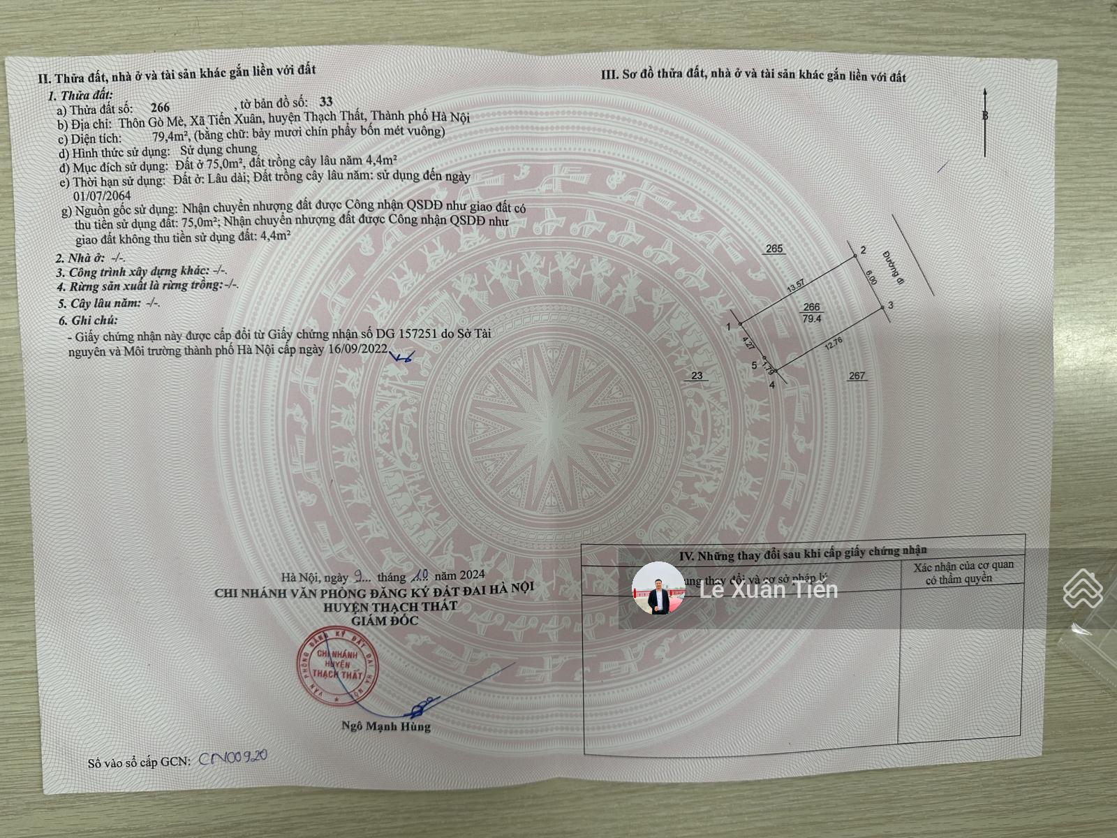 Lô đất 79.4m2 mặt tiền 6m, ô tô tránh, cách Metro số 5 Đại Lộ Thăng Long đúng 100m, 42tr/m2 Lô đất 79.4m2 mặt tiền 6m, ô tô tránh, cách Metro số 5 Đại Lộ Thăng Long đúng 100m, 42tr/m2