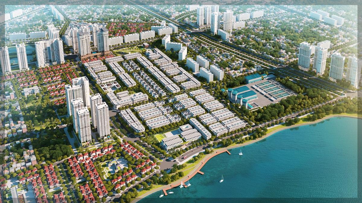Hiếm! Bán liền kề góc Louis City Hoàng Mai, DT 198m2, 5 tầng giá 51.5 tỷ