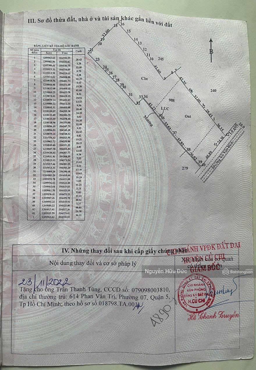 Bán đất 2ha (7431m2 thổ cư) mặt tiền Võ Văn Bích, xã Tân Thạnh Đông, Huyện Củ Chi, TPHCM