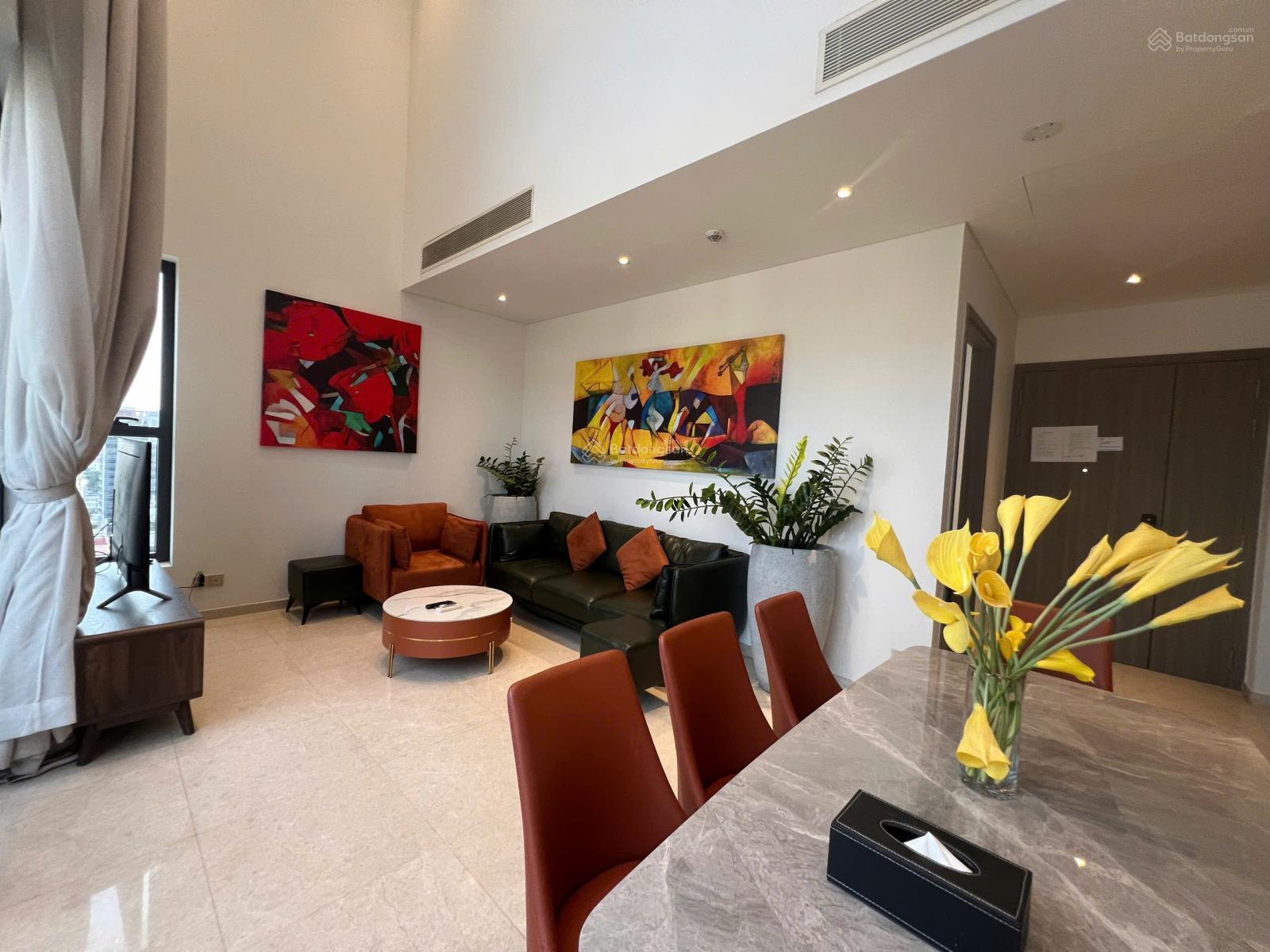 Cho thuê 4 phòng ngủ, thông tầng tại The Marq quận 1, DT 145m2, NT cao cấp, giá 77 triệu /tháng