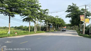 Bán 100m đất 2 mặt tiền đường tỉnh lộ 417 Trung tâm huyện Đan Phượng, đường ô tô tránh