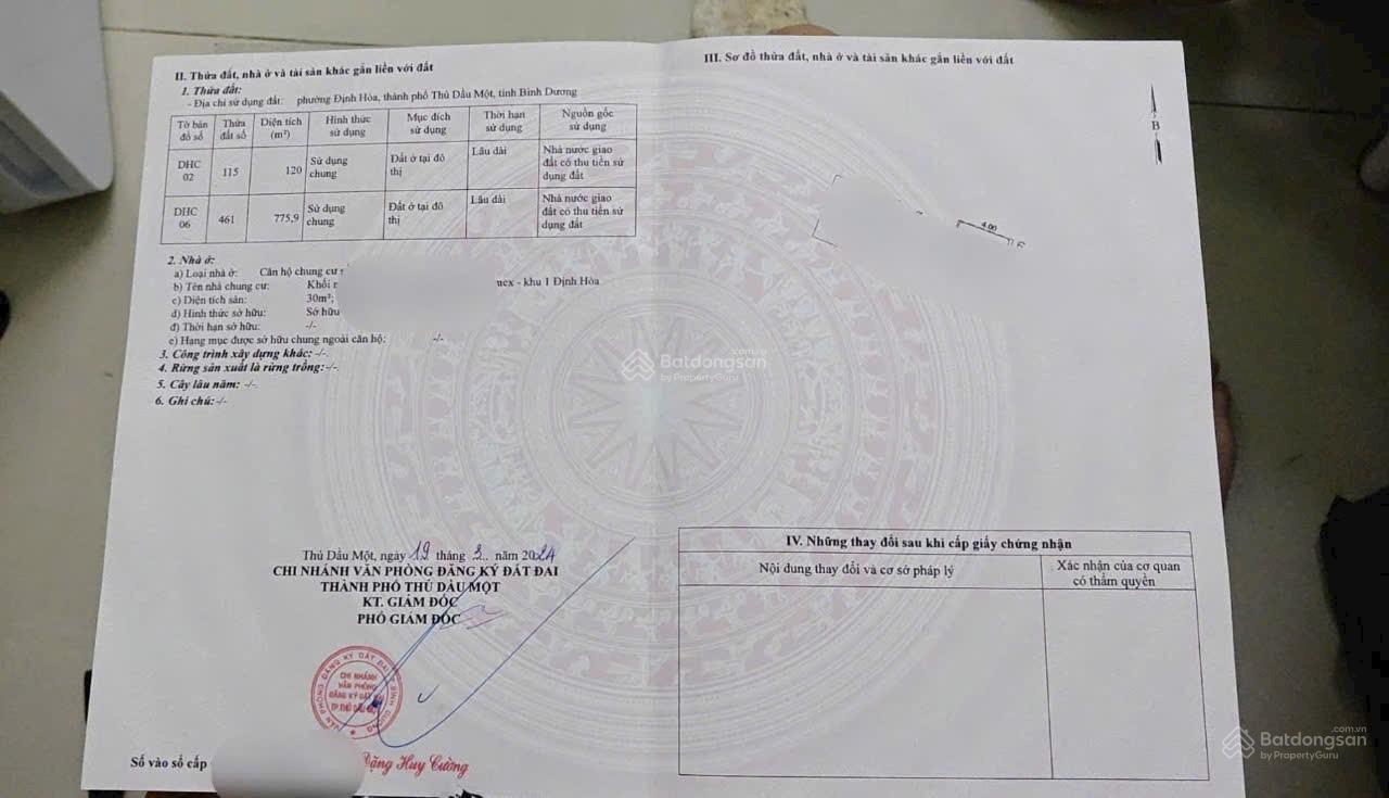 Bảng giá nhà ở xã hội Becamex Định Hòa, phường Định Hòa, Thủ Dầu Một, Bình Dương: 22/07/2025