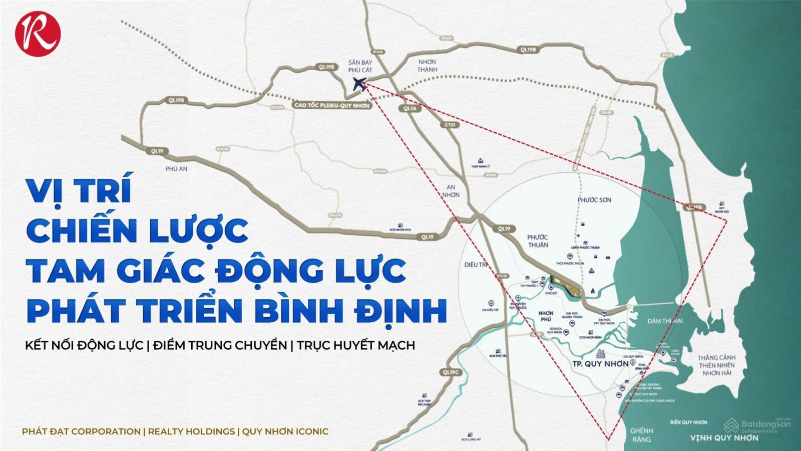 Chính thức mở bán đất nền sổ đỏ DA Iconic Quy Nhơn giá chỉ từ 1.8 tỷ/80m2. LH: 0938 095 ***