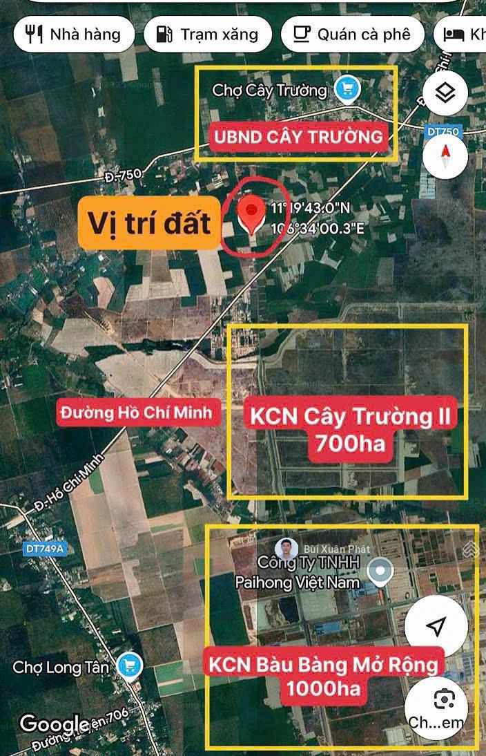 Đất ở đô thị 167m2 giá 890tr sổ sẵn đường 12m, cách QL13 100m, đường tạo lực 300m, TTHC Bàu Bàng