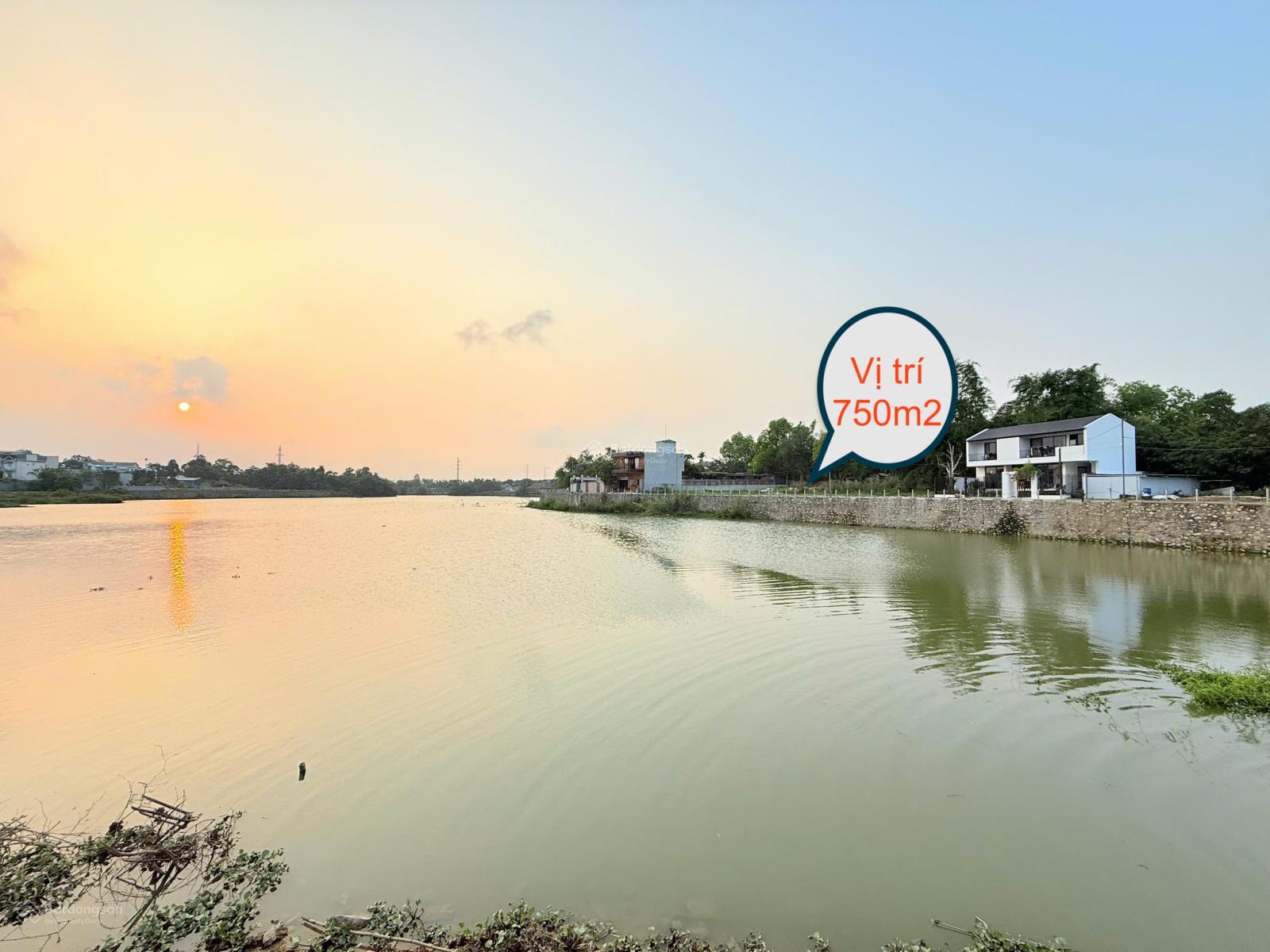 Tôi bán gấp lô đất 743m2 view hồ Hạ Bằng, khu CNC Hòa Lạc, MT 25m view trực diện ra hồ rộng 8ha