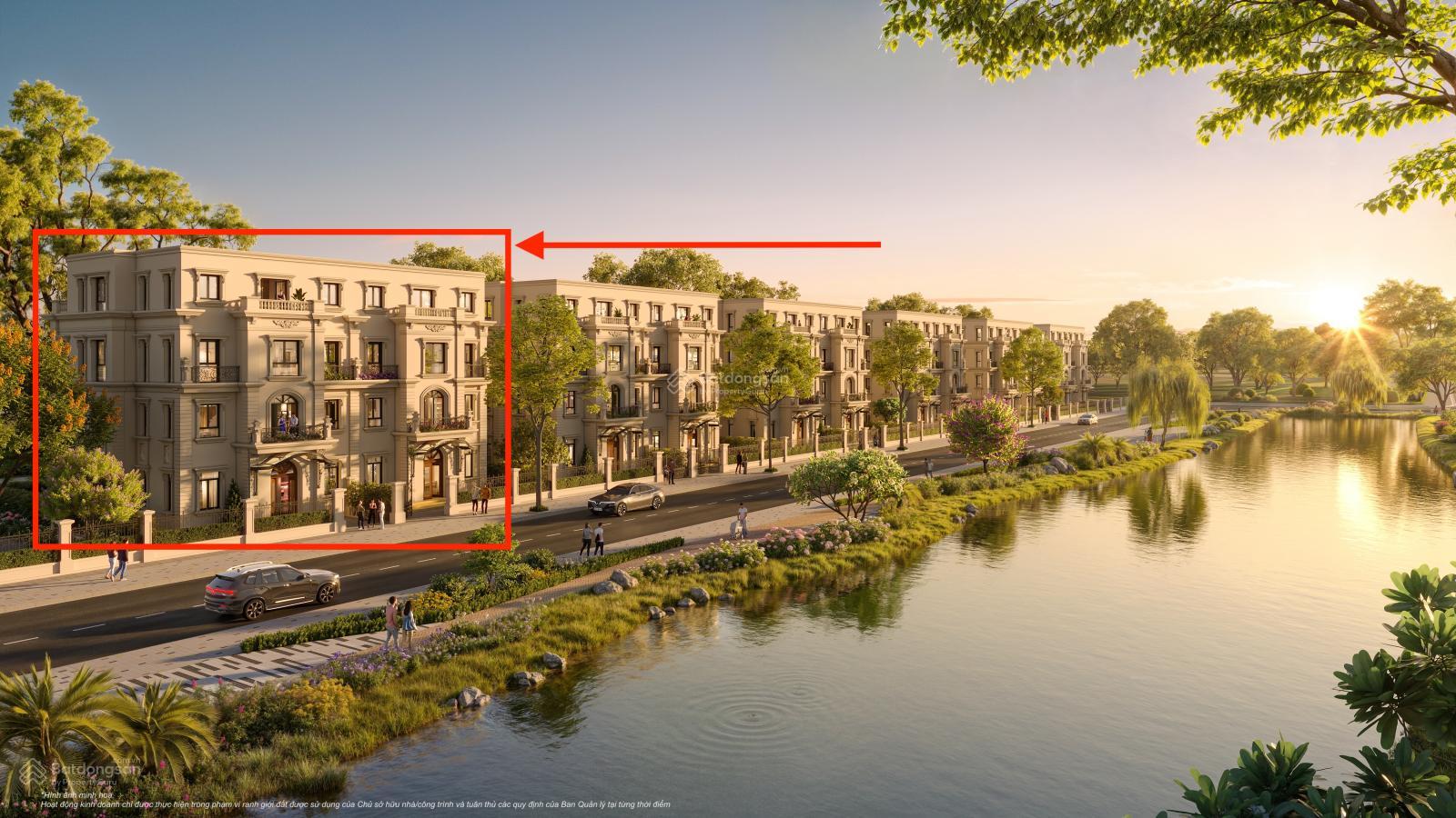 33,427 tỷ căn biệt thự song lập cổ điển Pháp Vinhomes Đan Phượng 228m2