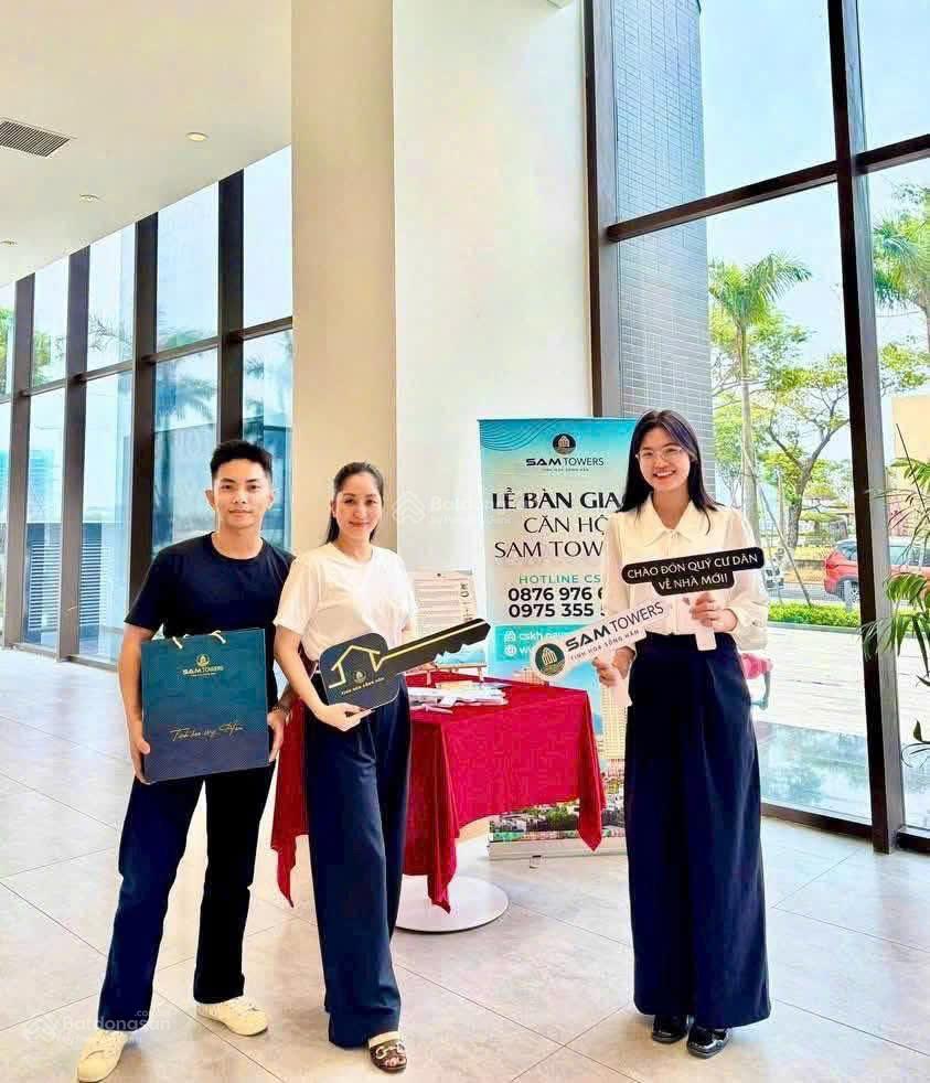 SỔ ĐỎ TRAO TAY CHỦ NHÂN KHI SỞ HỮU CĂN HỘ CAO CẤP SAM TOWER - CÒN DUY NHẤT 3 CĂN TRỰC DIỆN SÔNG