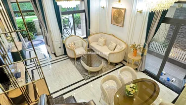 Cho thuê nhà phố có sân vườn Verosa Park, full nội thất cao cấp 105m2, 4 PN giá 35 Tr/tháng
