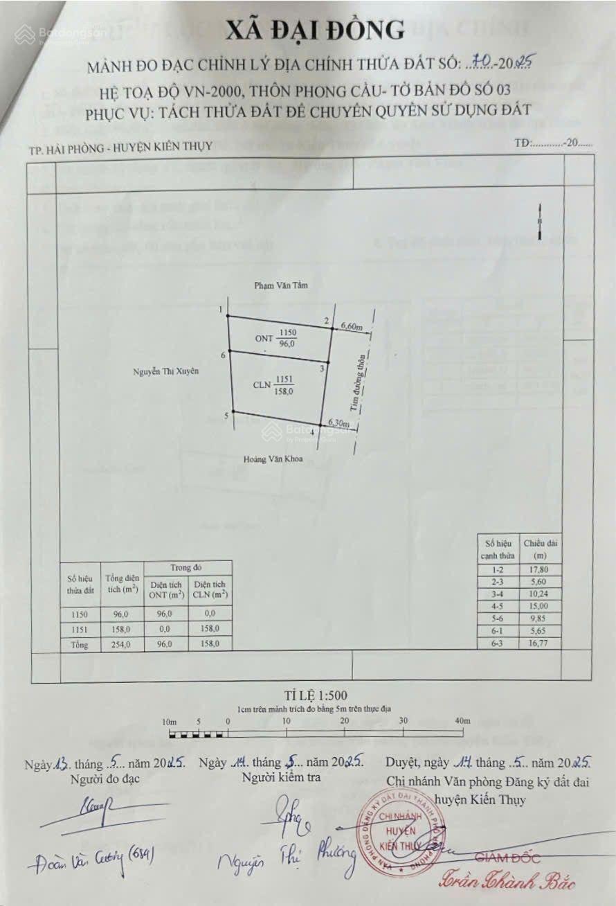 96m2 ngang 5.6m đường rộng 9m Phong Cầu Đại Đồng sát Vinhomes. Nhà Ga. Giá 2,35 tỷ. Lh 0989 335 ***