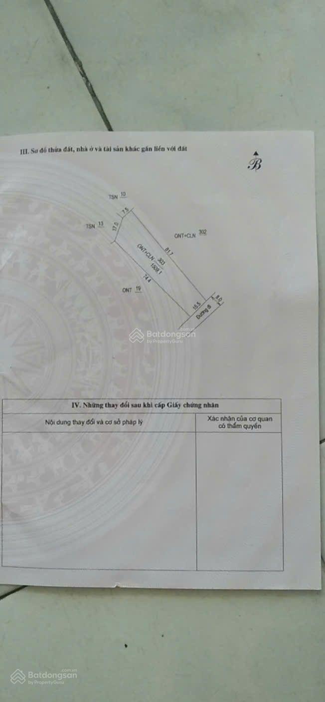 Đất 1509m2 thổ cư xóm Cẩm Bộ, Thành Minh, Thạch Thành, Thanh Hóa