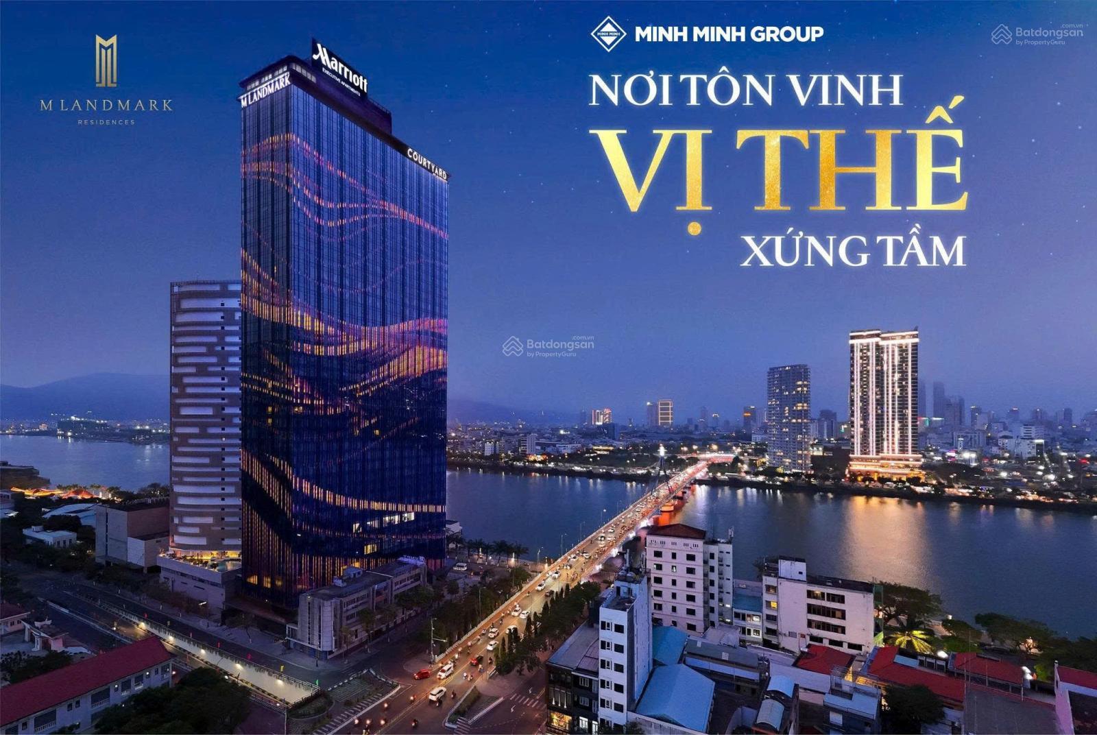 Căn hộ view trực diện sông Hàn M Landmark, khẳng định đẳng cấp giới thượng lưu tại Đà Nẵng