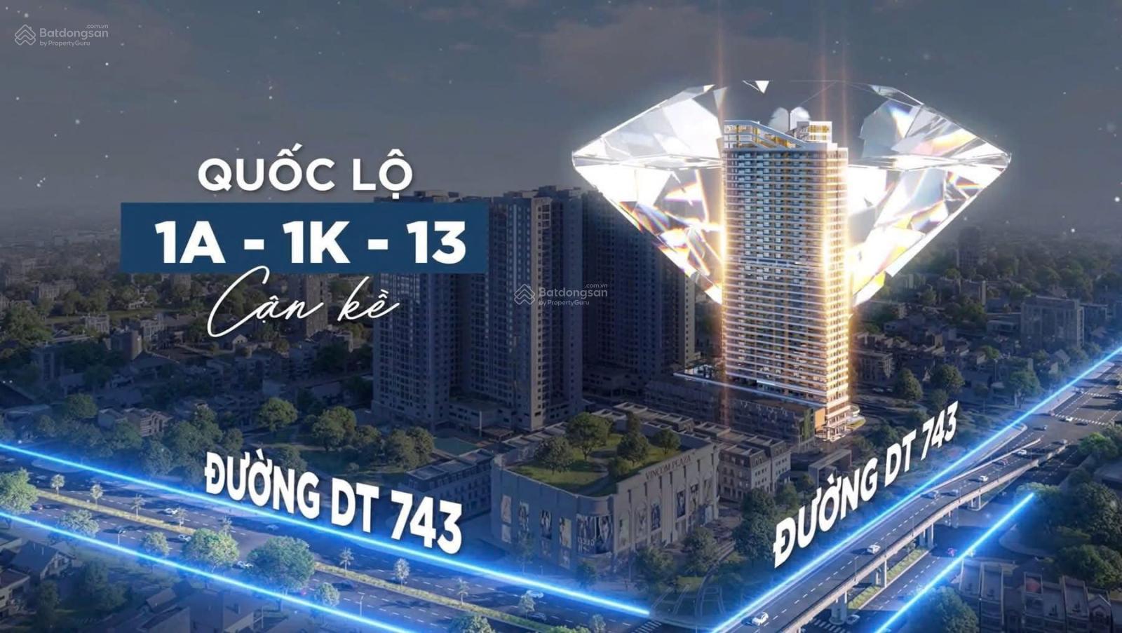 Căn 2PN The Infinity khu phức hợp Charm City 75.5m2 liền kề Vincom Dĩ An chỉ 2.99 tỷ, chỉ 10% ký HĐ