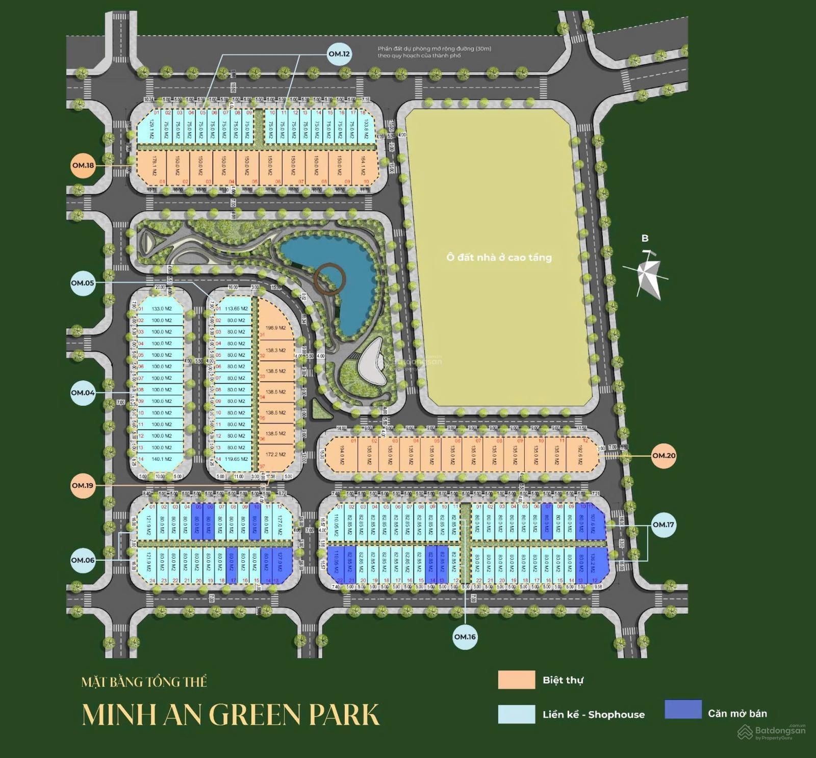 Bán biệt thự 80m2 tại Minh An Green Park, Thường Tín, giá 13 tỷ. Nhận nhà 8/2025