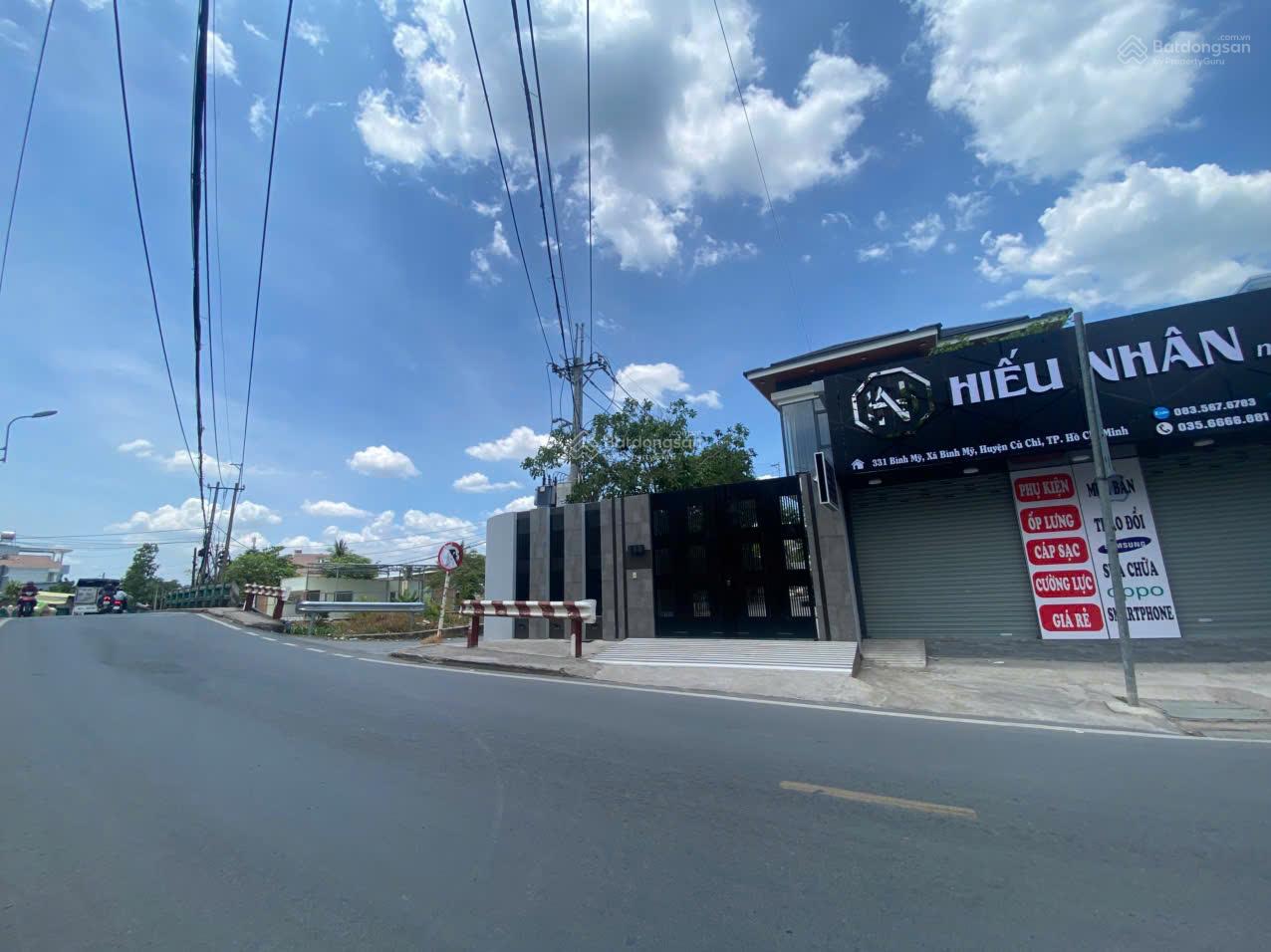 Bán đất thổ cư (Ngang 12m x 18m) - 1 sẹc đường Bình Mỹ - Xe hơi tận nơi - Thổ cư 100% sổ hồng riêng