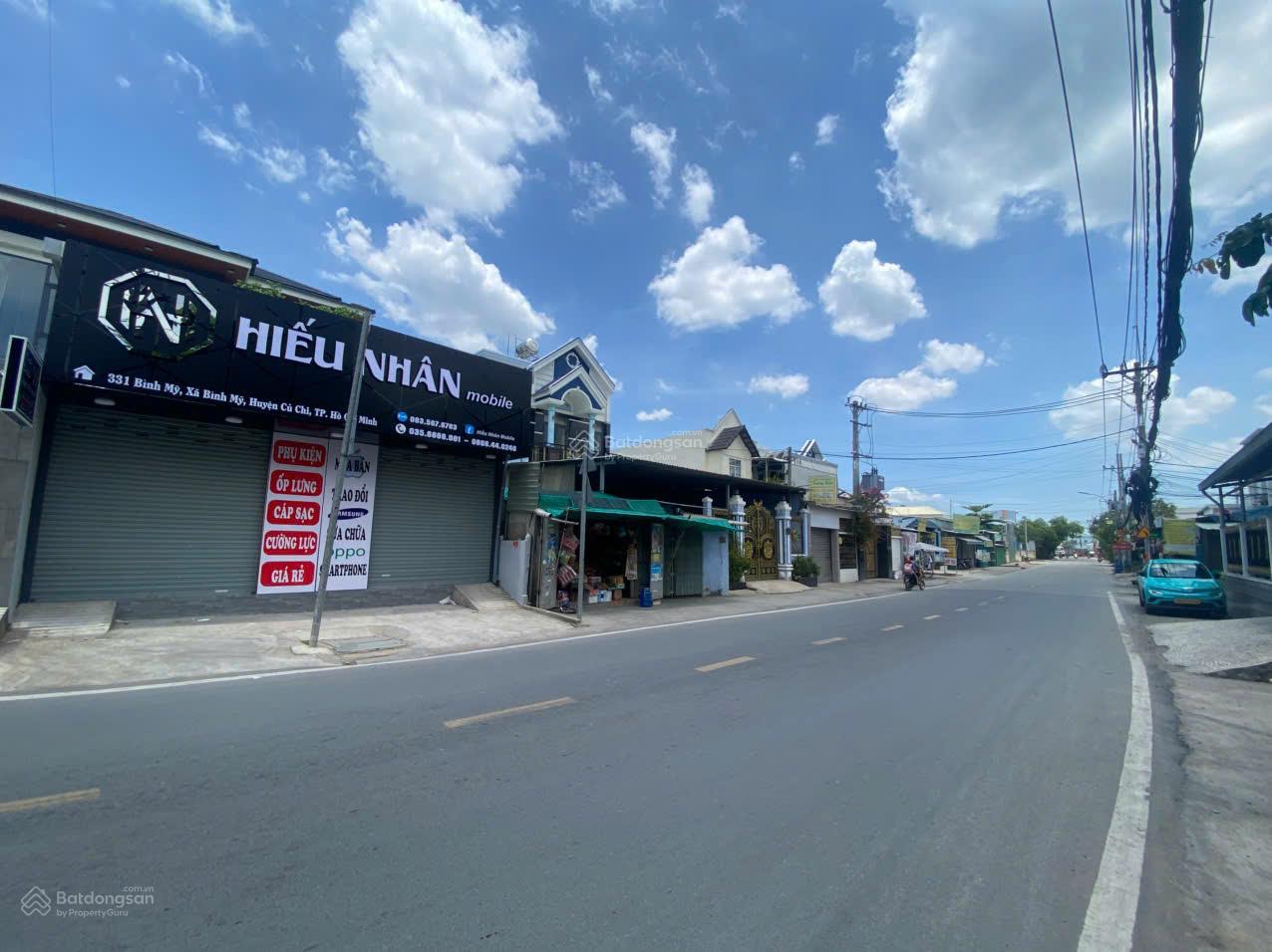 Bán đất thổ cư (Ngang 12m x 18m) - 1 sẹc đường Bình Mỹ - Xe hơi tận nơi - Thổ cư 100% sổ hồng riêng