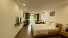 Studio ban công tone gỗ - bao phí chỉ tính điện - có bảo vệ 24/24