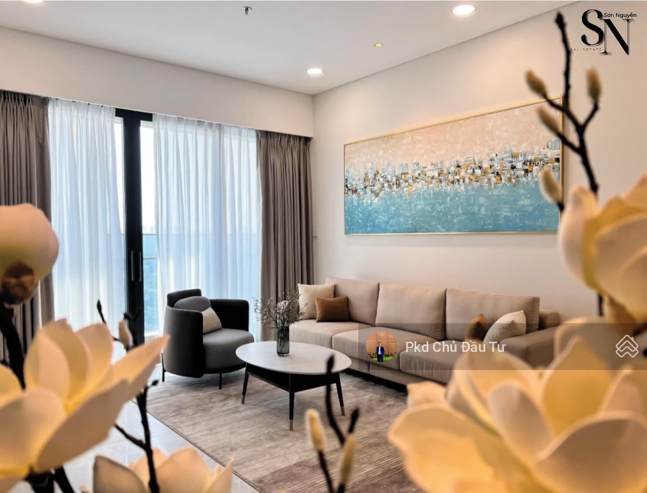 Cho thuê nhanh The River Thủ Thiêm 3PN full nội thất như hình, tầng cao, view sông và Landmark