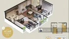 Từ CĐT - Đặc biệt 1 căn 2PN trục số 12 - DT 77,5m2 view pháo hoa - full nội thất - chỉ 3,x tỷ