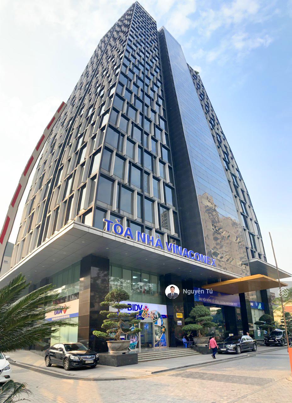 BQL toà nhà Vinaconex Tower - Láng Hạ cho thuê văn phòng 621m2 cắt lẻ 120m2, 180m2. Sẵn nội thất