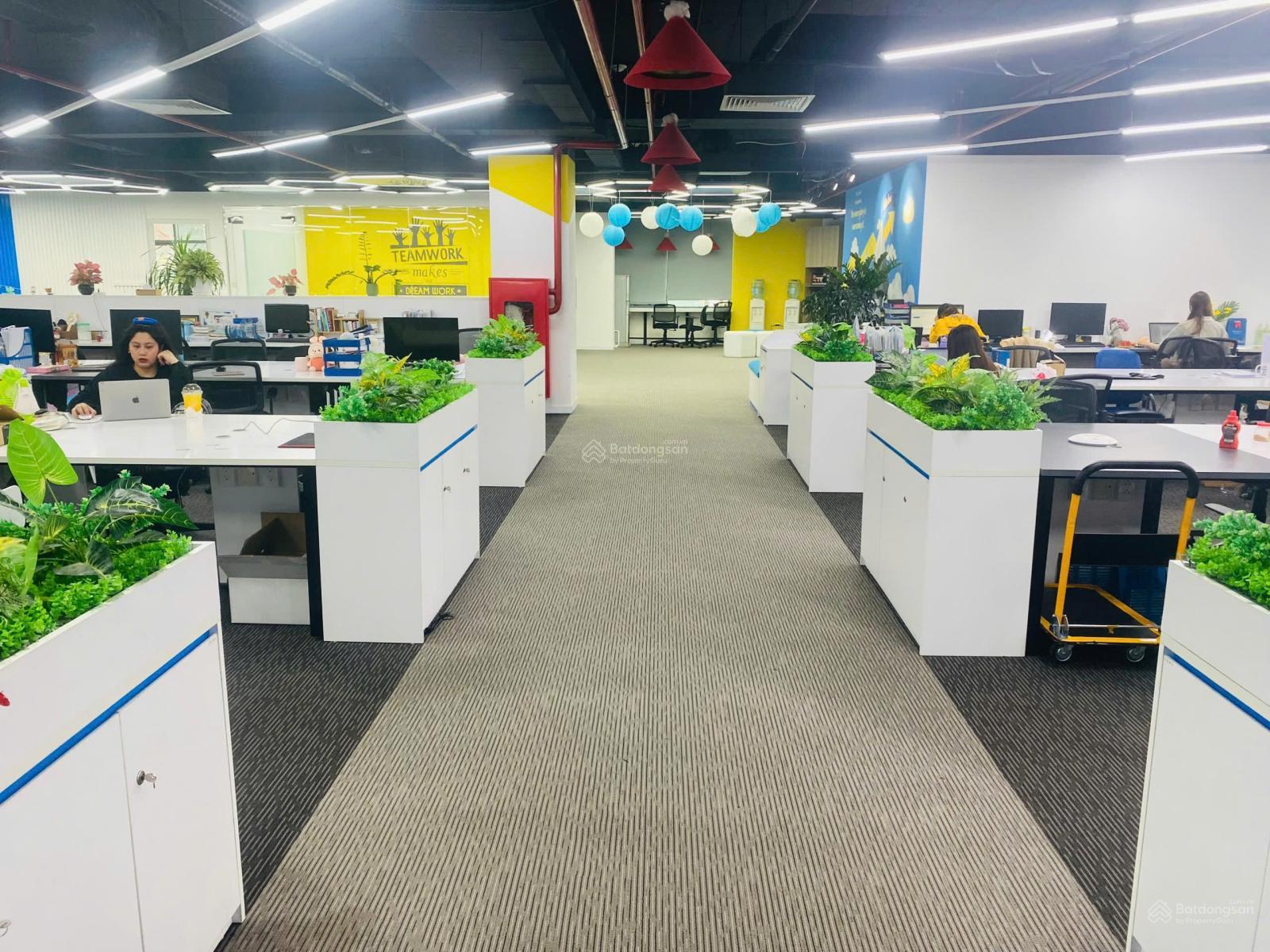 Cho thuê sàn văn phòng 368m2 sẵn nội thất tại Diamond Flower mặt phố Lê Văn Lương giá 250k/m2