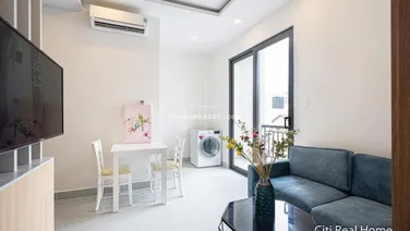 1PN ban công lớn tone trắng thiết kế hiện đại - vị trí đắc địa thảo điền - full nội thất