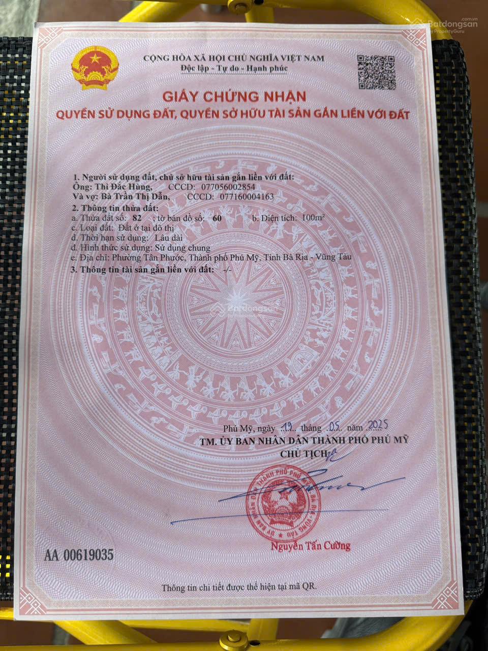 Đất Sài Gòn cảng Phú Mỹ điểm đến đầu tư sinh lời cao, đất tái định cư đường nhựa giá chỉ 1,3 tỷ