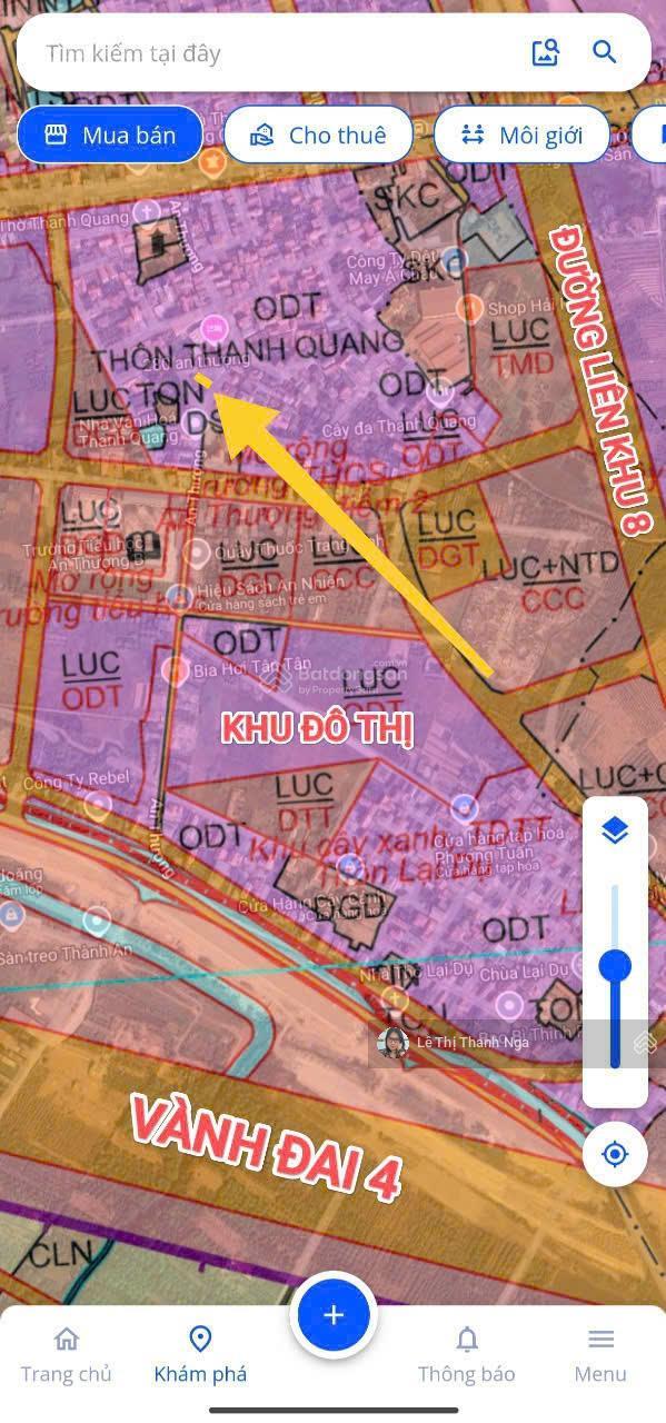 Bán đất An Thượng, đường oto thông diện tích 134m2 giá đầu tư
