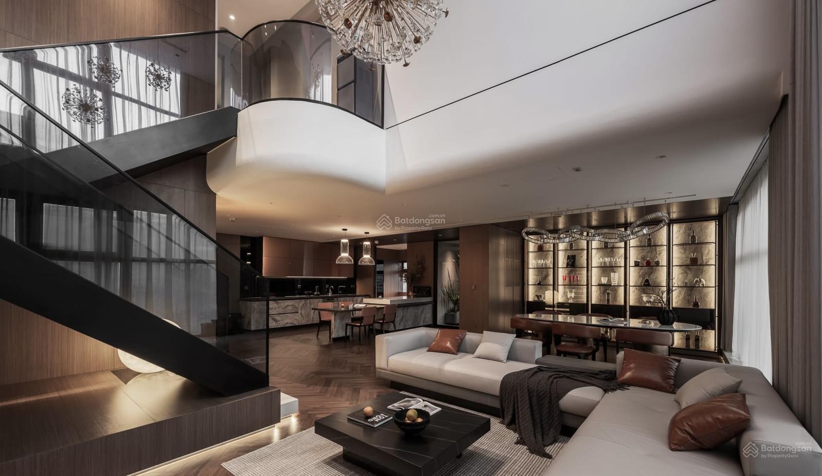 Cần cho thuê CH 300m2 - 3pn full đồ nội thất CC, view trọn Hồ Tây, siêu đẹp tại D'.Le Roi Soleil