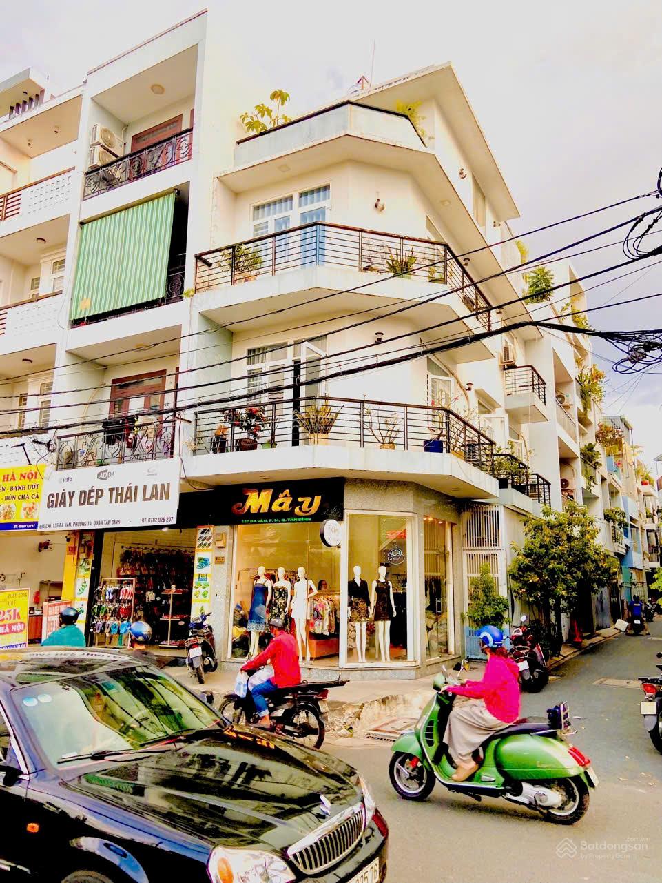 Bán căn góc 2 MT Ba Vân P. 14 Tân Bình, 5 x 13 cn 62 m2, nhà 3 lầu, giá 14.3 tỷ TL