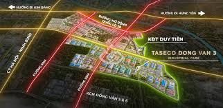 Mở bán Zone 3 - KCN Taseco Đồng Văn 3 Hà Nam diện tích mỗi lô từ 1,1 đến 20ha/lô