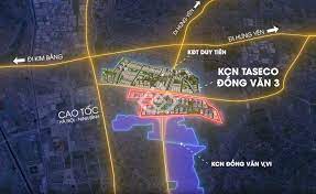 Mở bán Zone 3 - KCN Taseco Đồng Văn 3 Hà Nam diện tích mỗi lô từ 1,1 đến 20ha/lô