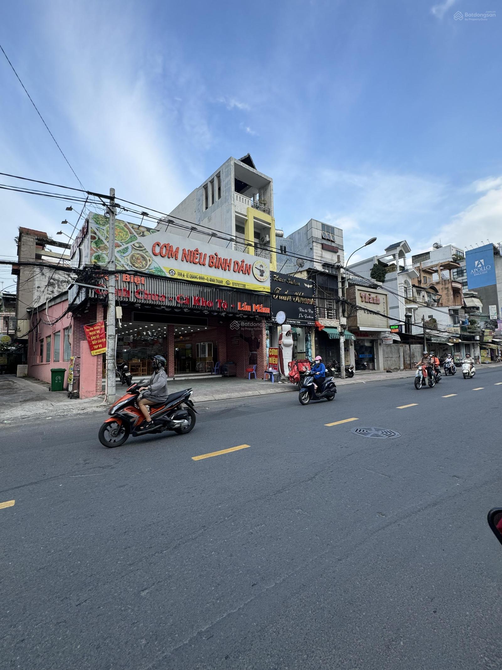 Bán nhà nát mặt tiền Đường Lê Quang Định - Bình Thạnh 8x30m CN 160m2 thổ CTXD hầm 8 tầng giá 40 tỷ