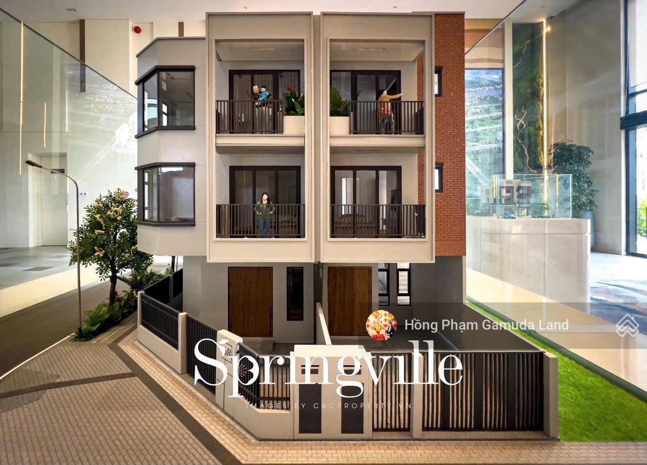 Nhà phố 2 mặt tiền - dự án Spring Ville Nhơn Trạch Đồng Nai - CĐT Gamuda Land - Ký HĐMB 10%