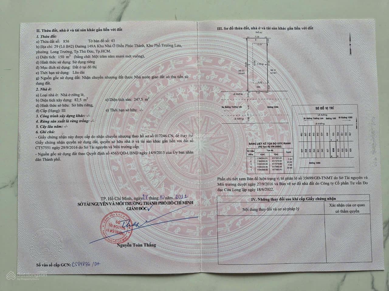 9,8 tỷ nhà 3 tầng 150m2 tại Centana Điền Phúc Thành Phường Long Trường TP Thủ Đức