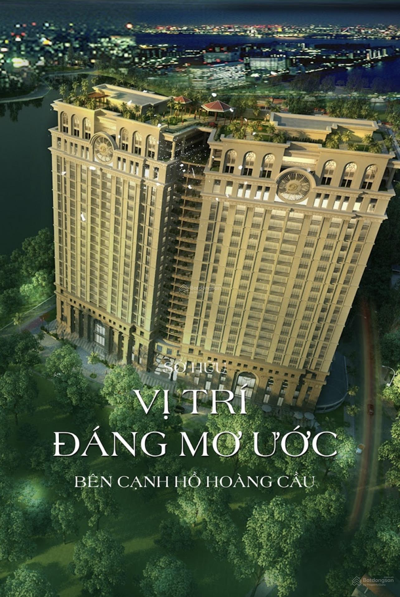 Penthouse thông tầng 22-23 D. Le Pont Dor Hoàng Cầu 378m2 và 406m2 view hồ, giá chỉ 113tr/m2 sổ đỏ