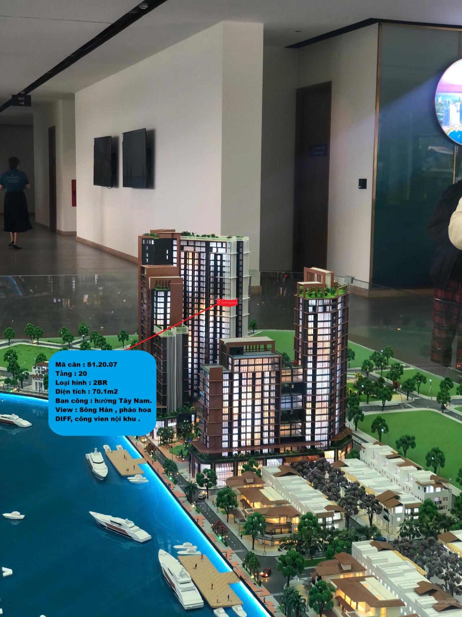 DUY NHẤT ! MỘT CĂN 2BR DUY NHẤT,ĐẸP NHẤT VIEW SÔNG HÀN , PHÁO HOA DIFF DỰ ÁN SUN SYMPHONY GIÁ TỐT .