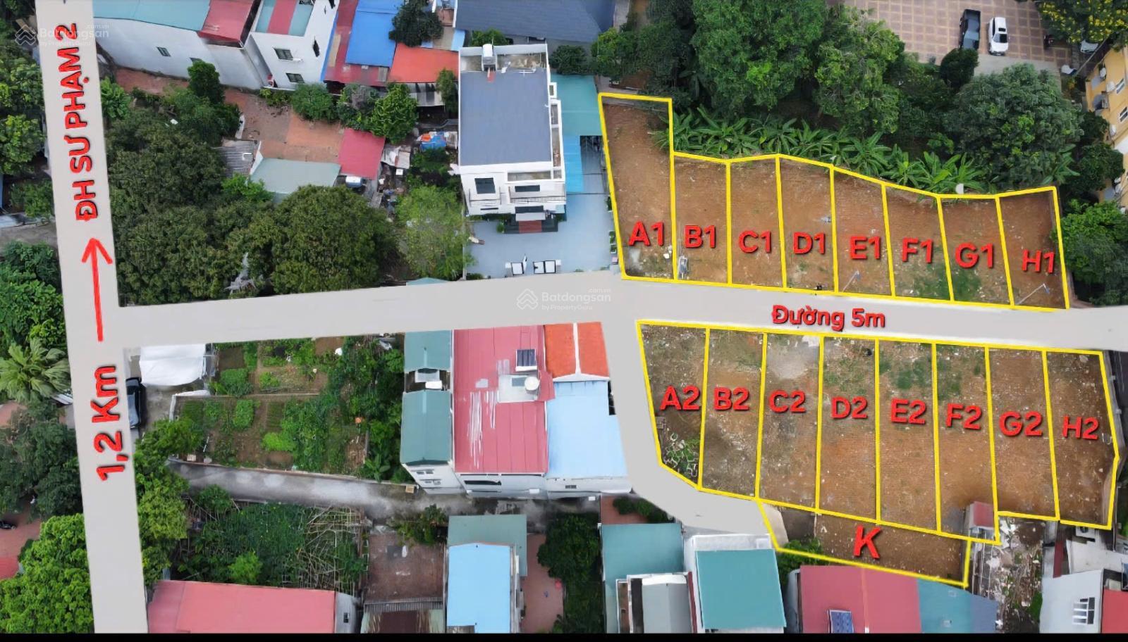 Bán đất tại Võ Thị Sáu, 1 tỷ, 65m2, Phúc Yên, Vĩnh Phúc