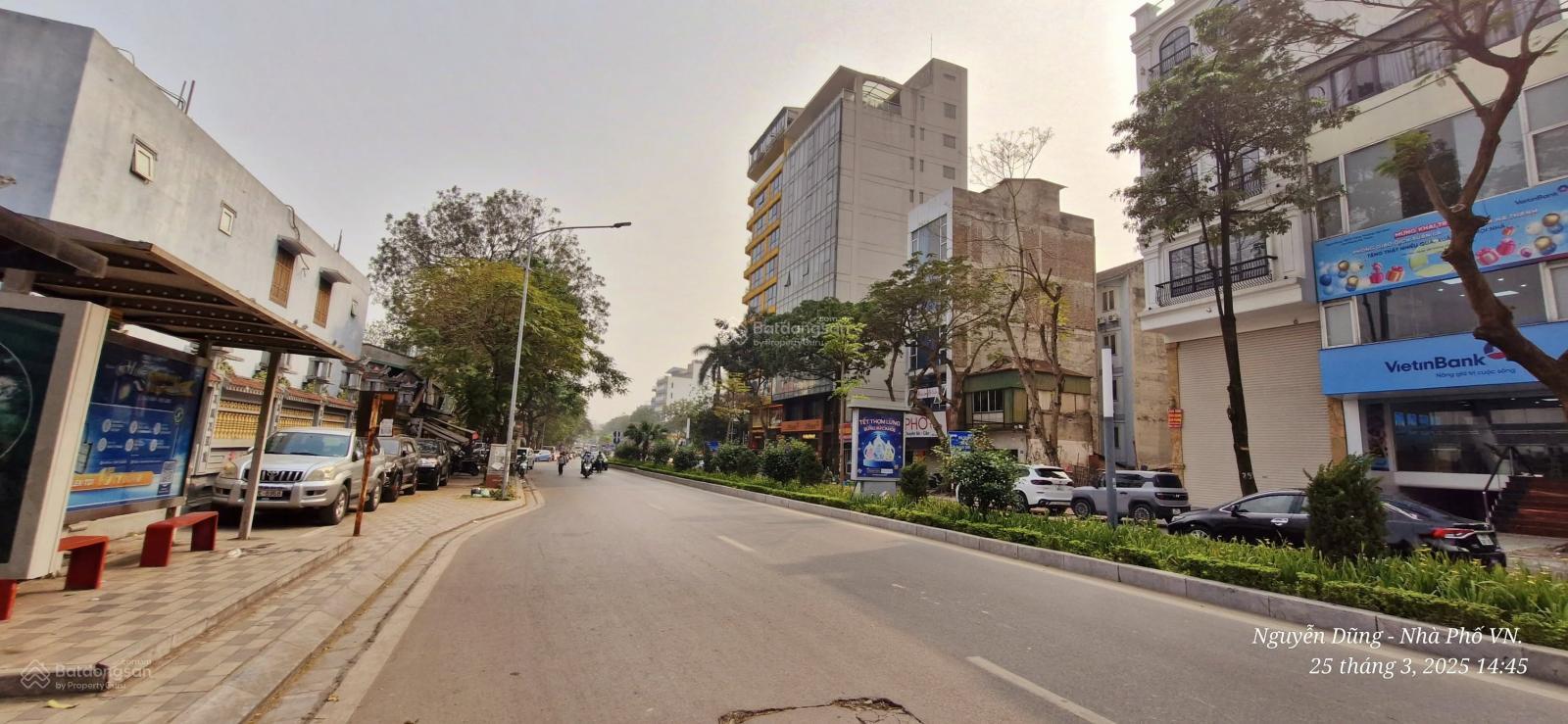 Lô đất đẹp 166m, MT6.5m, 1 mặt phố, 1 mặt ngõ thông - vỉa hè - kinh doanh sầm uất, gần mặt Hồ Tây