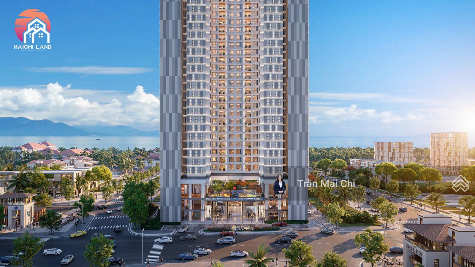 Bán nhanh căn hộ 2 phòng ngủ The Sang Residence, ngay biển Mỹ Khê, tầng cao view thành phố,pháo hoa