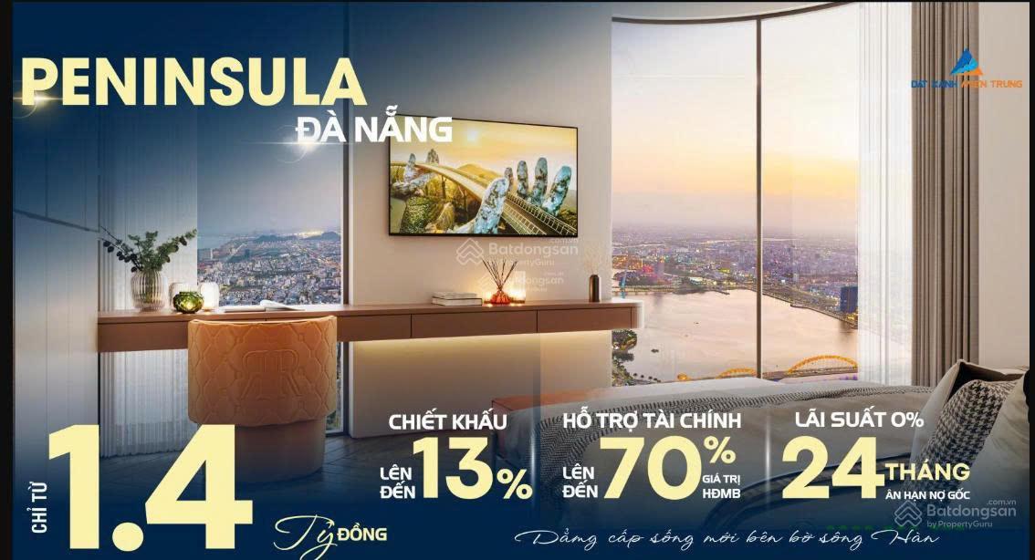 Peninsula Đà Nẵng căn tầng cao view sông Hàn, giá chỉ 4 tỷ tặng vé vip pháo hoa Peninsula Đà Nẵng căn tầng cao view sông Hàn, giá chỉ 4 tỷ tặng vé vip pháo hoa