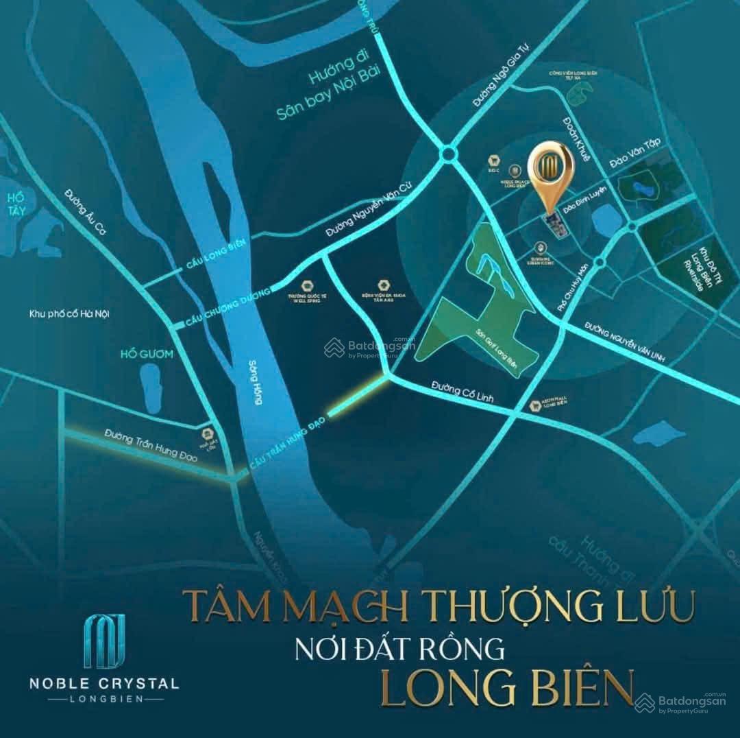 Xuất hiện dinh thự hàng hiệu Noble Palace Long Biên chỉ từ 380tr/m2 lõi của trung tâm Long Biên