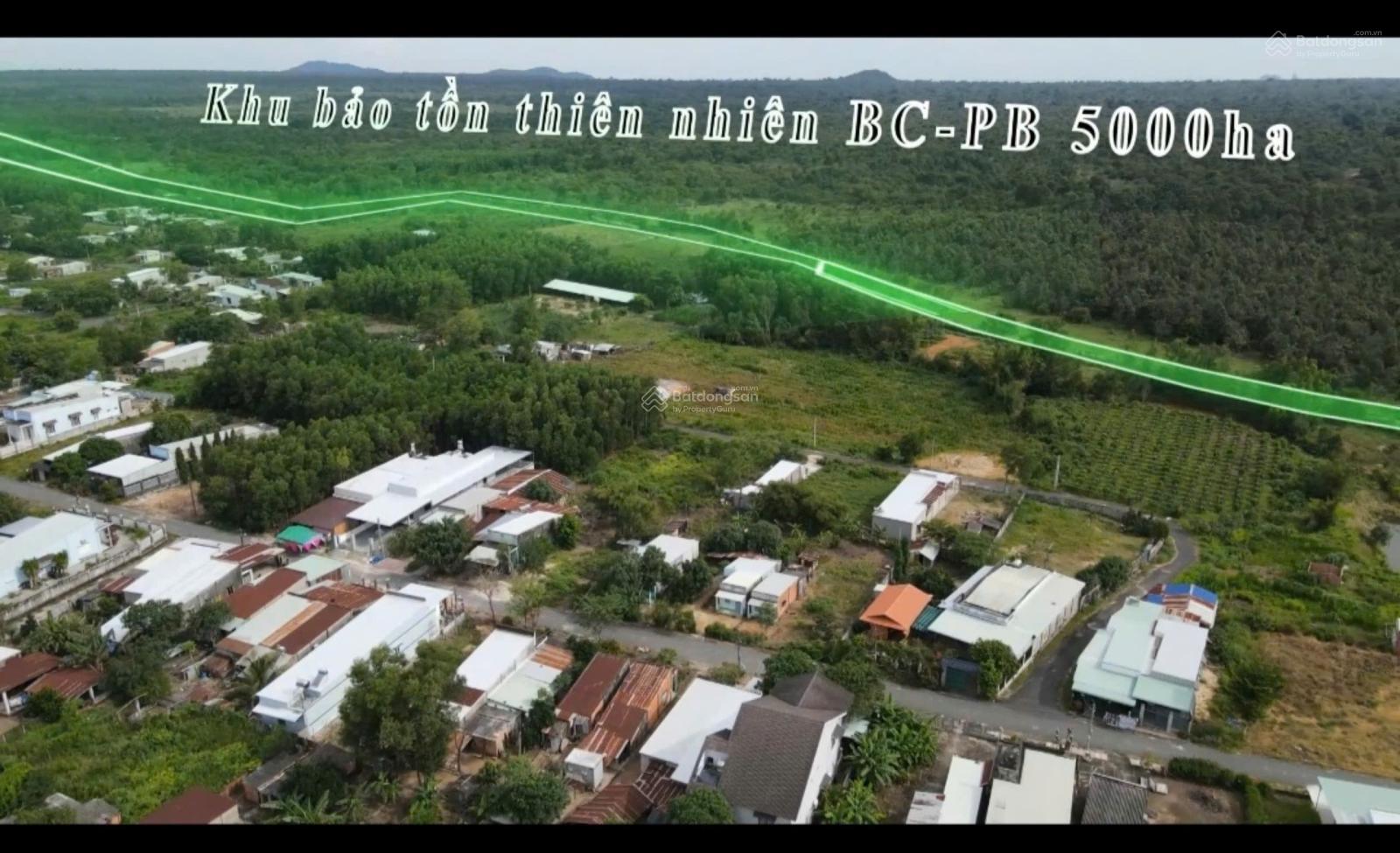 Đất 2 mặt tiền đường, 25x60m sẵn 300m2 thổ cư, cách nút giao cao tốc Hồ Tràm - Long Thành 200m