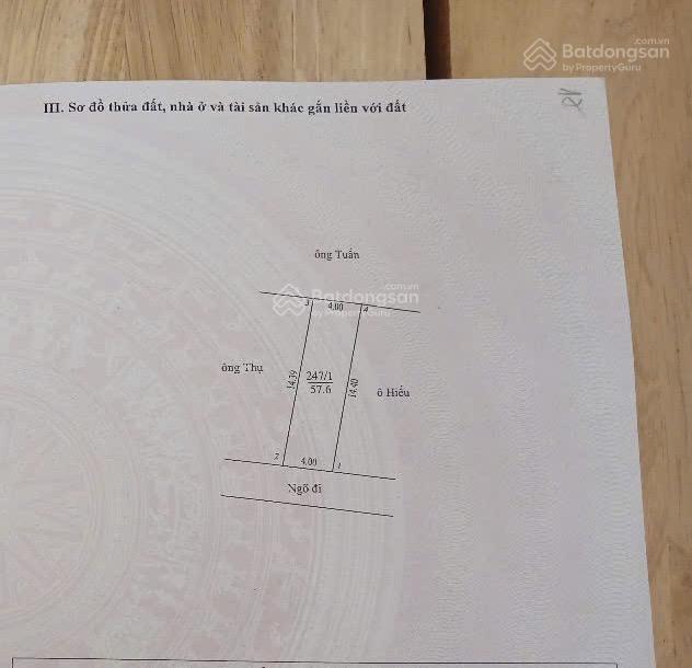 Chính chủ cần bán đất Yên Vĩnh, Kim Chung. Diện tích 58m2, đường thông, 5m ra ô tô giá 9xtr/m2 Chính chủ cần bán đất Yên Vĩnh, Kim Chung. Diện tích 58m2, đường thông, 5m ra ô tô giá 9xtr/m2