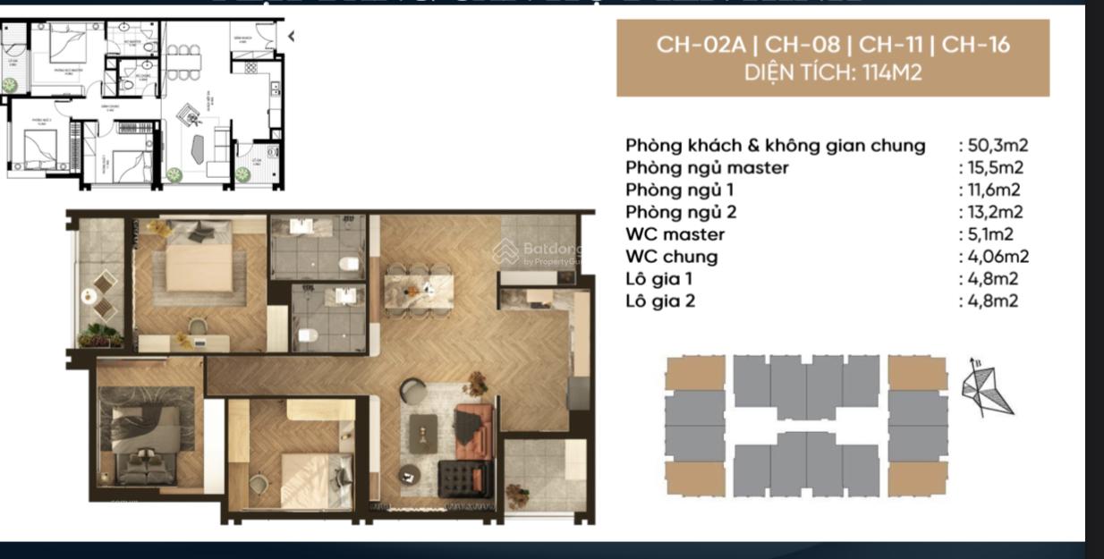 Bán căn hộ 3PN, 114m2 tại Capital Elite, 125 triệu / m2, giá tốt, chính chủ