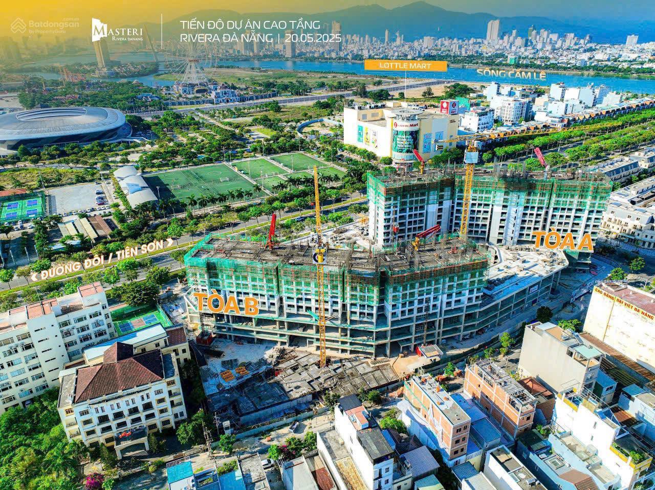 Sở hữu căn góc 3 PN Masteri Rivera Đà Năng, dtích 80m2, view sông Hàn cách cầu Rồng 2KM giá 6,2 tỷ