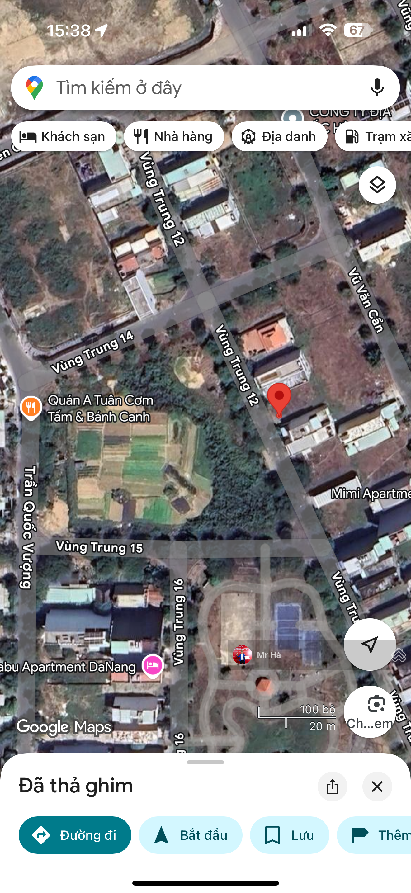 Bán lô đất đường Vùng Trung 12 Phú Mỹ An, Đà Nẵng