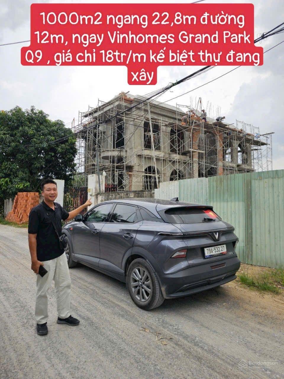 Cơ hội đầu tư đất nền vip tại Long Phước TP. Thủ Đức 1000m2 ngang 22,8m ngay Vinhomes Grand Park